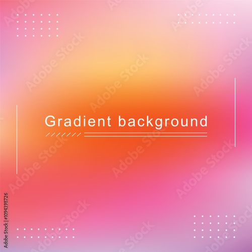 Modern Poster Gradient Mesh Background Template