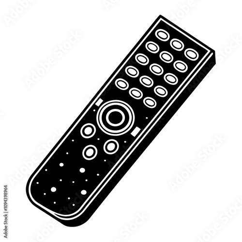remote control isolated on white