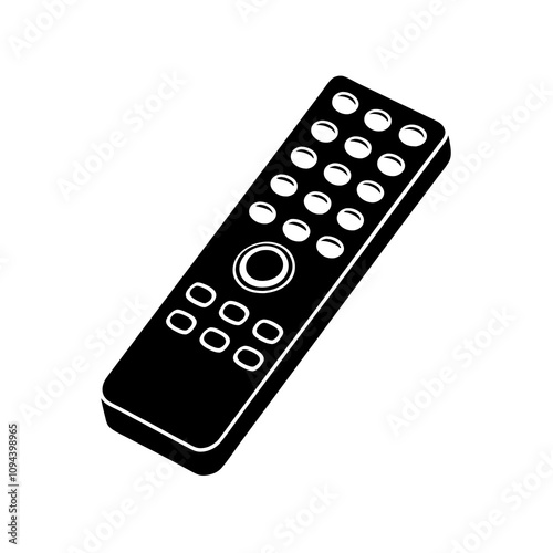 remote control isolated on white