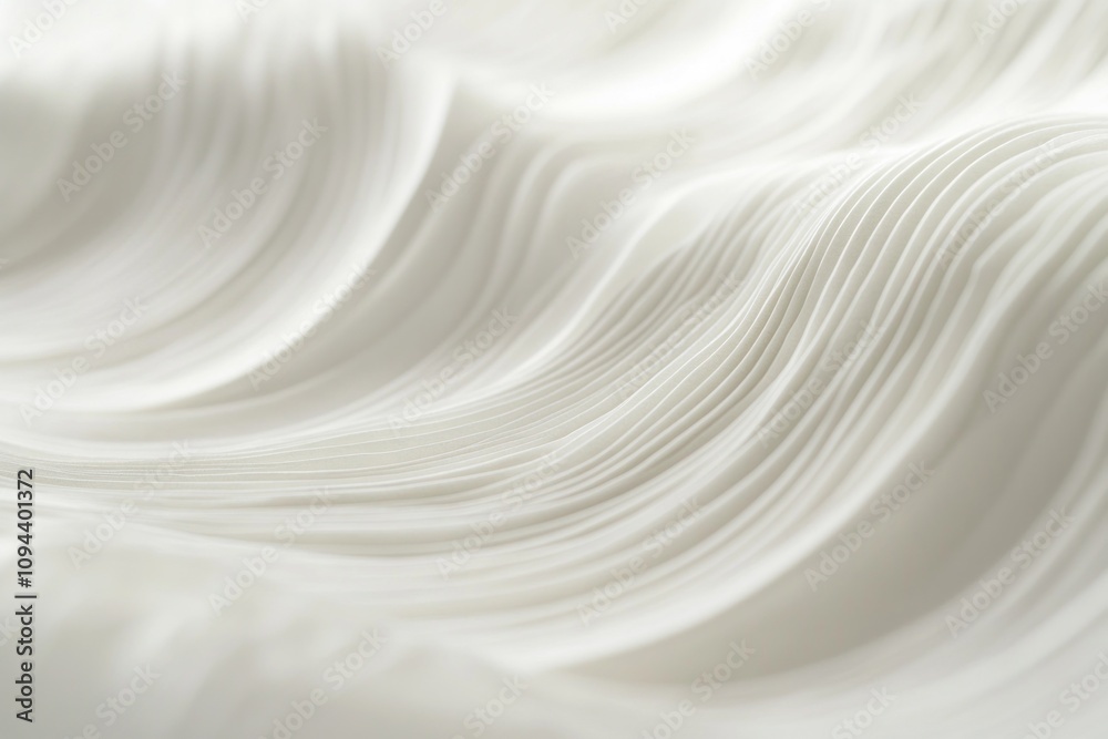 Fototapeta premium close-up of white paper with wavy patterns
