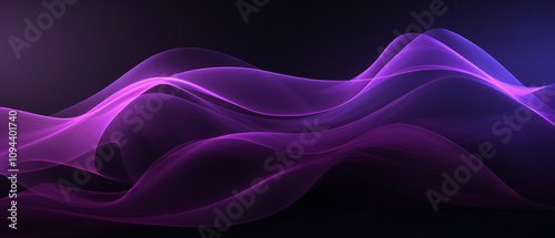 Wallpaper Mural Purple background with a soft gradient, creating a rich, vibrant, and elegant atmosphere, perfect for artistic or creative purposes. Torontodigital.ca