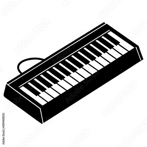 keyboard on white