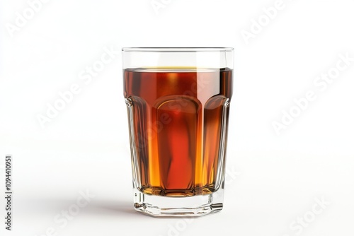 Wallpaper Mural glass of tea with ice on white background Torontodigital.ca