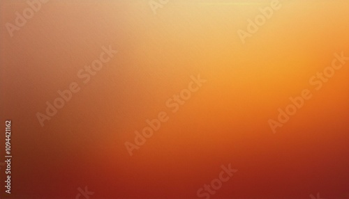 Abstract background, Willpower orange and Windsor tan gradient background with light leak and grainy texture.