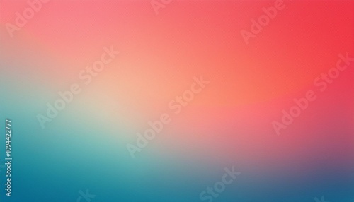 Abstract background, Water and Watermelon gradient background with light leak and grainy texture.