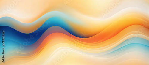  colourful spherical waves. Abstract background.