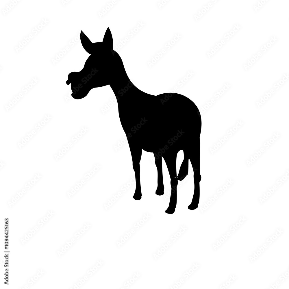 Obraz premium Donkey Illustration 