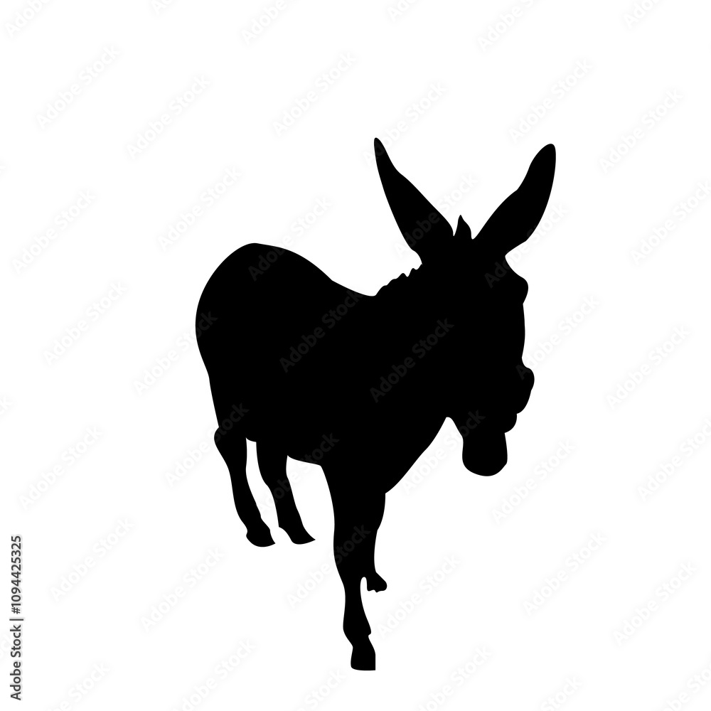 Fototapeta premium Donkey Illustration 