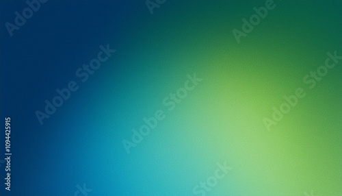 Abstract background, Viridian green and Vista blue gradient background with light leak and grainy texture.