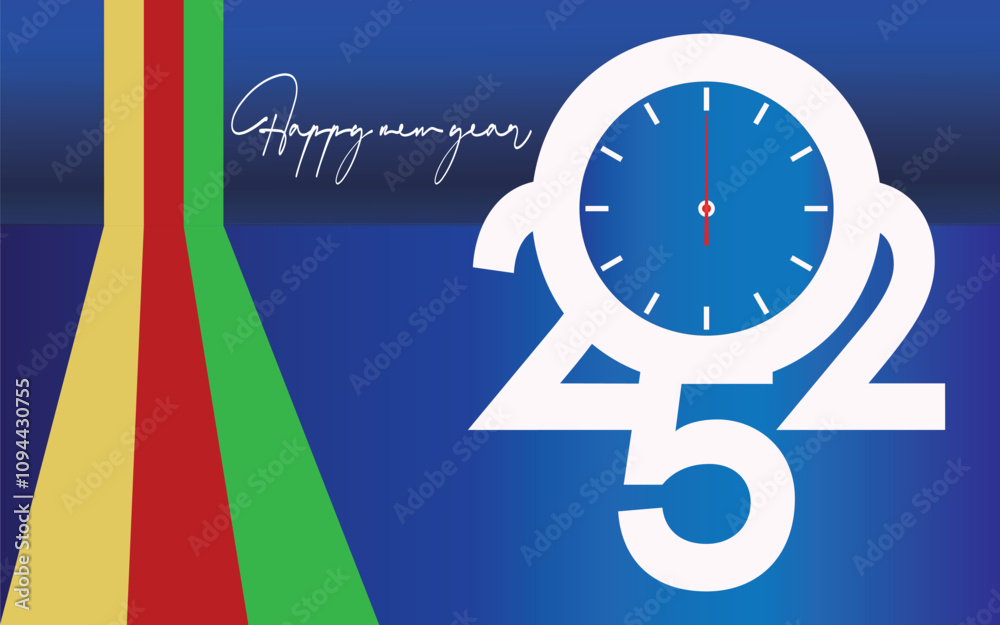 happy new year 2025 Premium vector design happy new year 2025 Premium vector design
