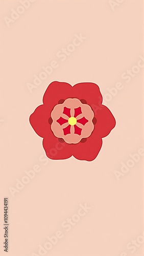 Minimalist Phone Background, Rose Flowers, Minimal Background
