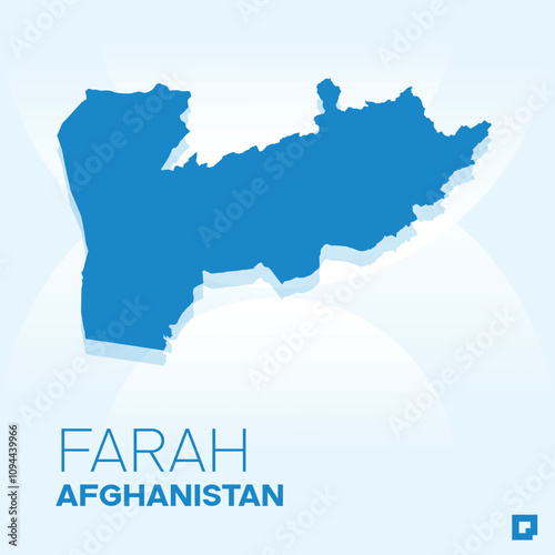 Farah vector map, Vector map of Farah, editable eps, AI files, Vector illustration of Farah vector map