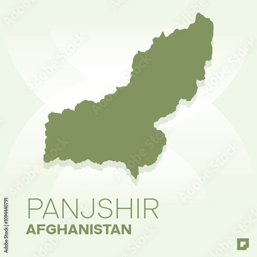 Panjshir vector map, Vector map of Panjshir, editable eps, AI files, Vector illustration of Panjshir vector map