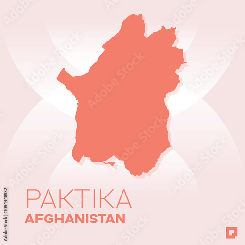 Paktika vector map, Vector map of Paktika, editable eps, AI files, Vector illustration of Paktika vector map