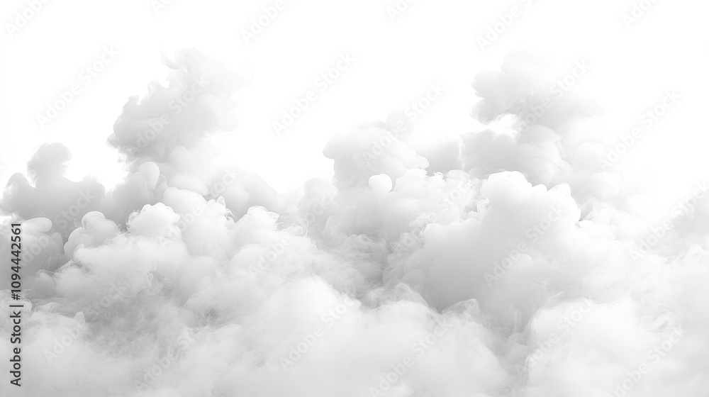 Realistic white smoke texture on white background Realistic white smoke texture on white background