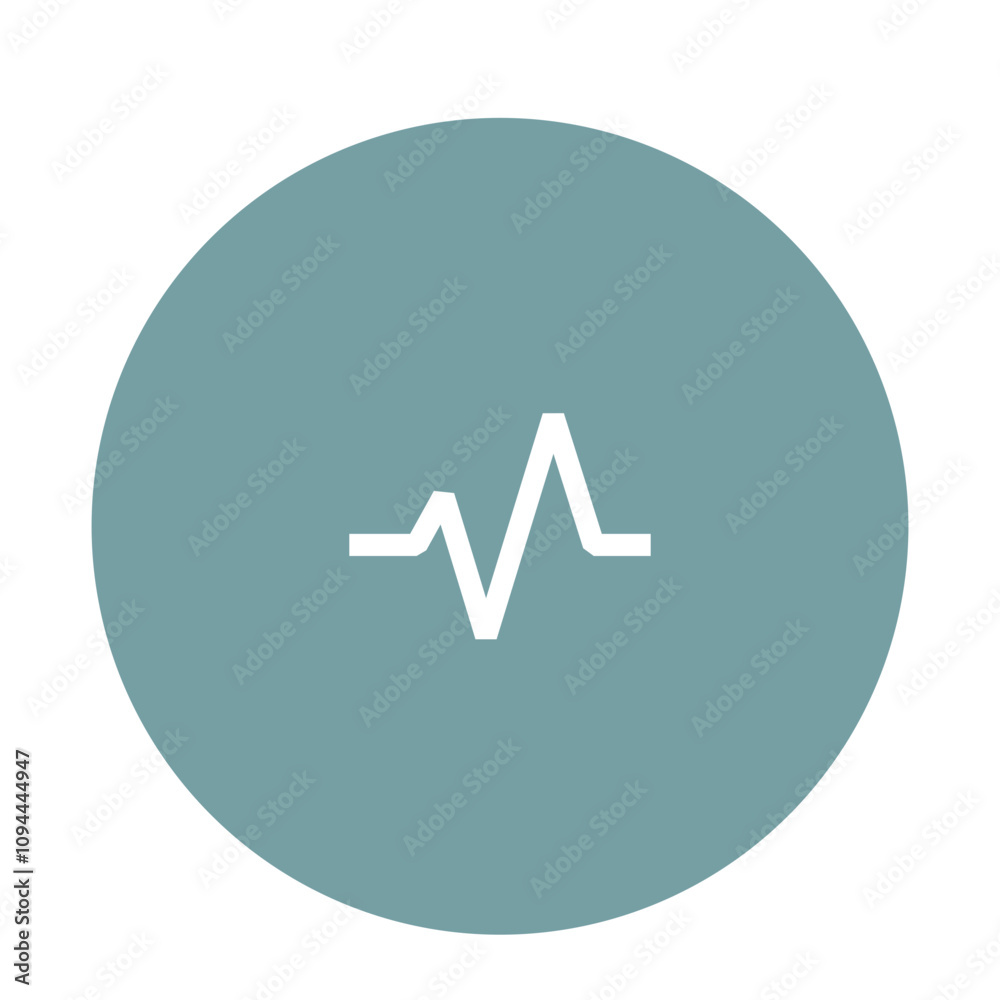 A pulse line icon on a teal circle, symbolizing health and vitality. A pulse line icon on a teal circle, symbolizing health and vitality.