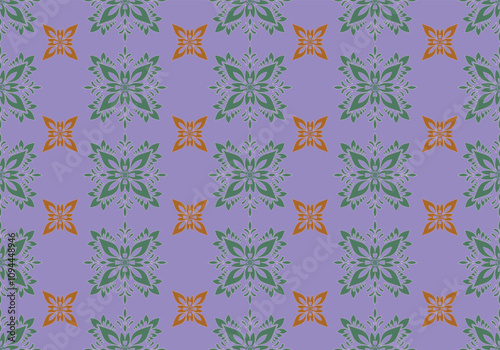 damask flora seamless pattern design for fabric curtain wallpaper mattresses carpet floor bed sheet bolster pillow blanket ceramic tile background wrapping ornament
