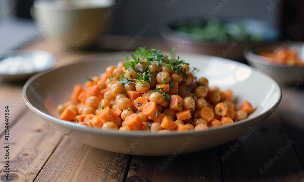 Moroccan Chickpea and Carrot Salad Moroccan Chickpea and Carrot Salad