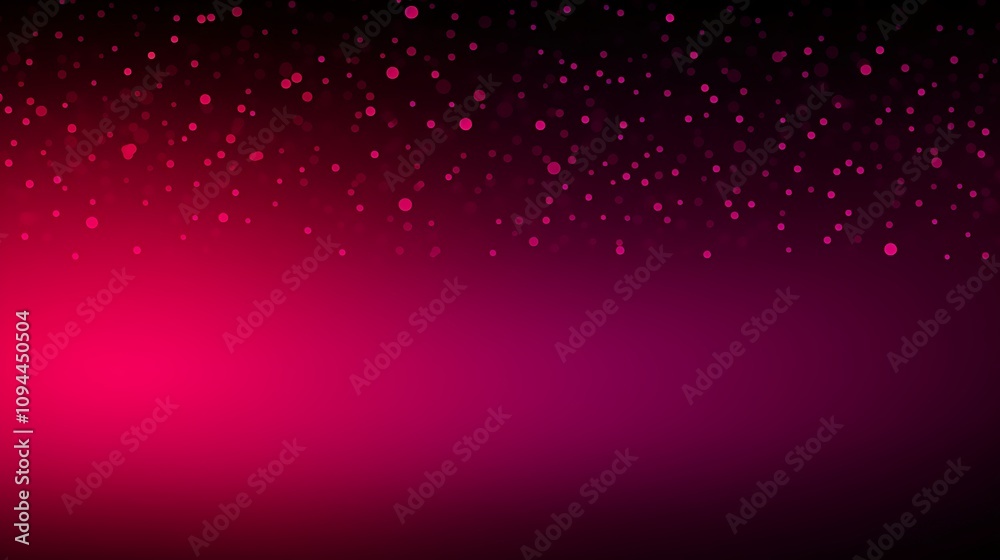 Obraz premium Abstract Pink Gradient Background With Falling Circles