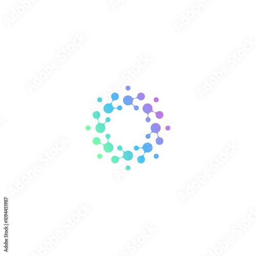 bio splash, pharma, clinic logo, abstract water, floral neuron logo plasma circular vector. abstract, biotech atom, molecule, nano, sparkling water.