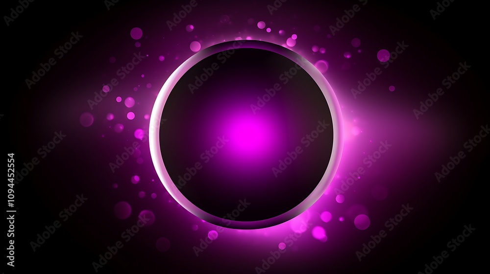 Abstract Purple Circle Glowing Background Design Abstract Purple Circle Glowing Background Design