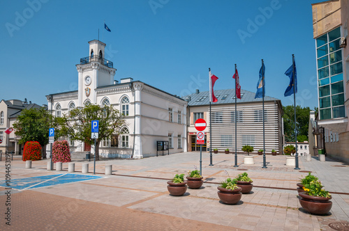 Town hall in Ciechanów, Masovian Voivodeship, Poland