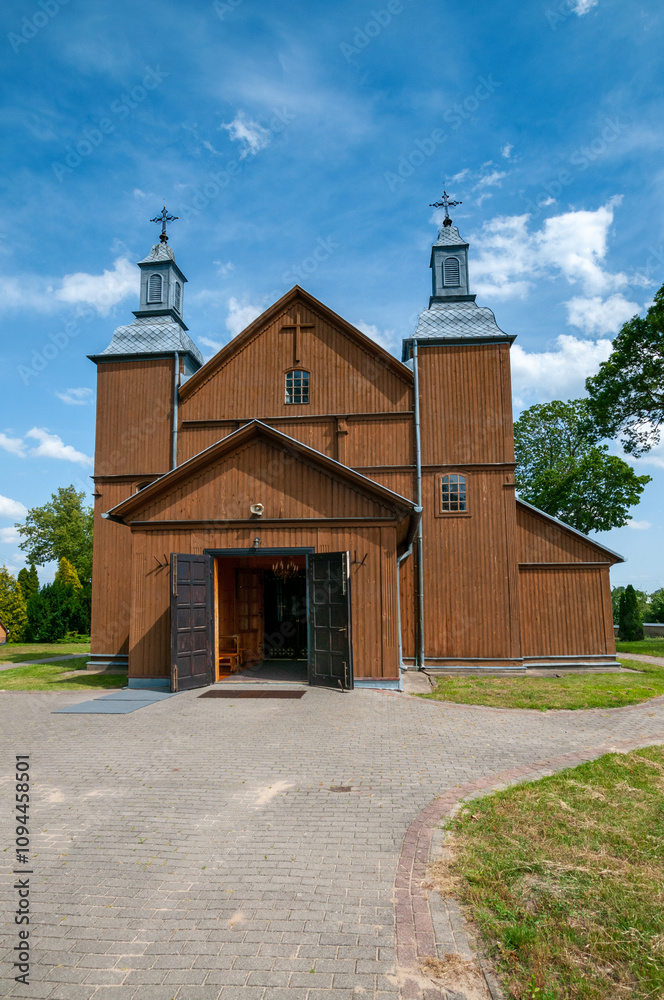 Wooden Church of St. Stanislaus in Lekowo, Masovian Voivodeship, Poland Wooden Church of St. Stanislaus in Lekowo, Masovian Voivodeship, Poland