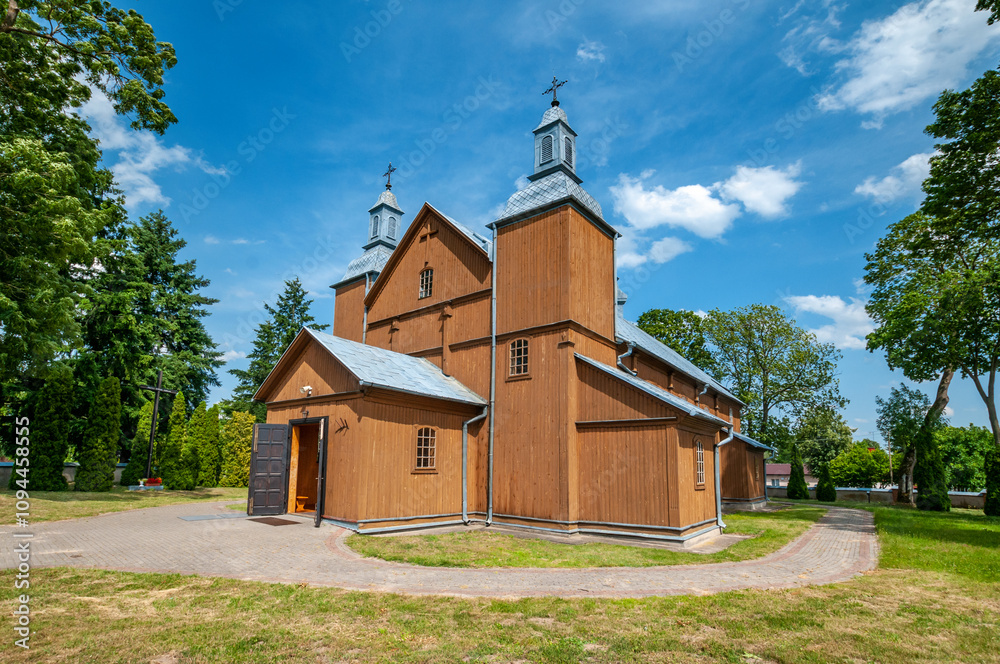 Wooden Church of St. Stanislaus in Lekowo, Masovian Voivodeship, Poland Wooden Church of St. Stanislaus in Lekowo, Masovian Voivodeship, Poland