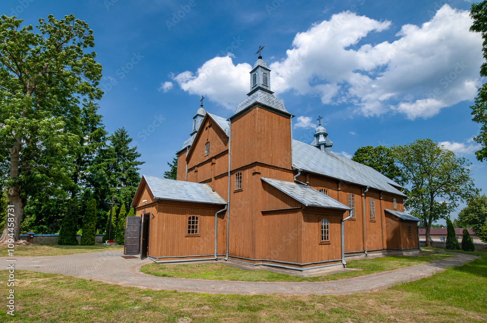 Wooden Church of St. Stanislaus in Lekowo, Masovian Voivodeship, Poland Wooden Church of St. Stanislaus in Lekowo, Masovian Voivodeship, Poland