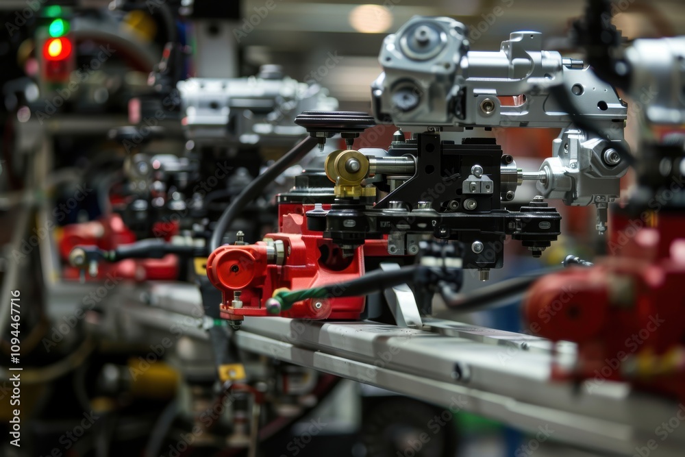 Robotic Precision: Automated Assembly Line Enhancing Car Manufacturing Process Robotic Precision: Automated Assembly Line Enhancing Car Manufacturing Process