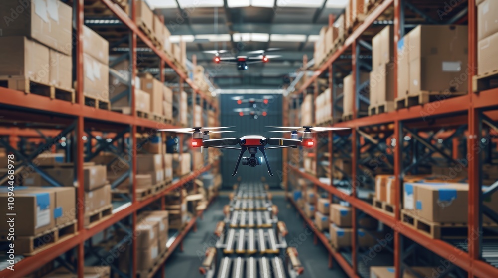 Synchronized Drone Inventory in Warehouse for Efficient Stock Management and Data Collection Synchronized Drone Inventory in Warehouse for Efficient Stock Management and Data Collection