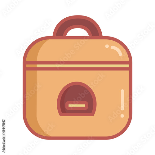Orange rice cooker 