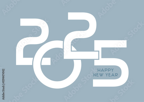 Free Download Minimal text design for Happy New Year  - GFXLoad