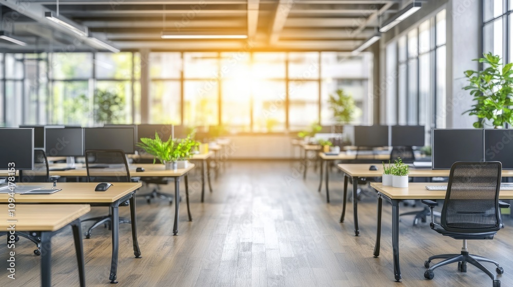 Bright and Modern Office Space with Natural Light Bright and Modern Office Space with Natural Light