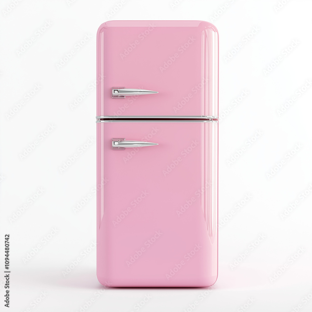 Pink Retro Fridge: A charming and stylish pink retro refrigerator, a classic design element for a kitchen or dining room. This image evokes a sense of nostalgia and vintage charm. Pink Retro Fridge: A charming and stylish pink retro refrigerator, a classic design element for a kitchen or dining room. This image evokes a sense of nostalgia and vintage charm.