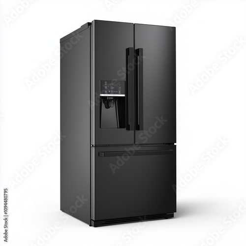 Modern French Door Refrigerator: Sleek and stylish, this stainless steel French door refrigerator boasts a modern design and advanced features that enhance your kitchen experience.