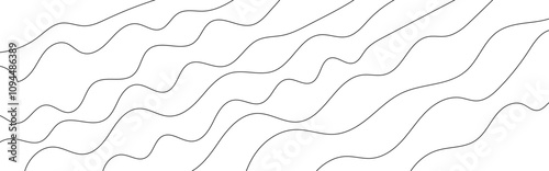 Random scribble chaotic pattern lines. Decorative random scribble pattern with tangled curved lines. Abstract wavy linear background outlines random chaotic lines vector illustration.