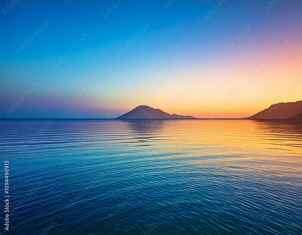 A tranquil sunset reflecting vibrant hues over a calm lake with distant mountains, creating a peaceful and scenic atmosphere. A tranquil sunset reflecting vibrant hues over a calm lake with distant mountains, creating a peaceful and scenic atmosphere.