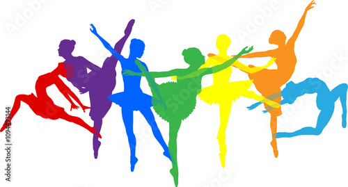 Ballet Dancer Silhouette Da...