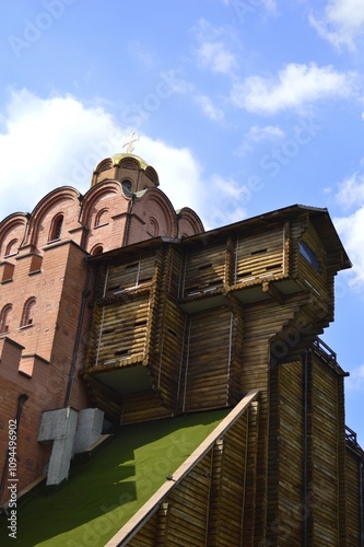 ancient building Golden Gate architecture of Kyivan Rus