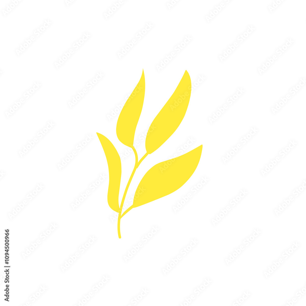 yellow leaf vector yellow leaf vector