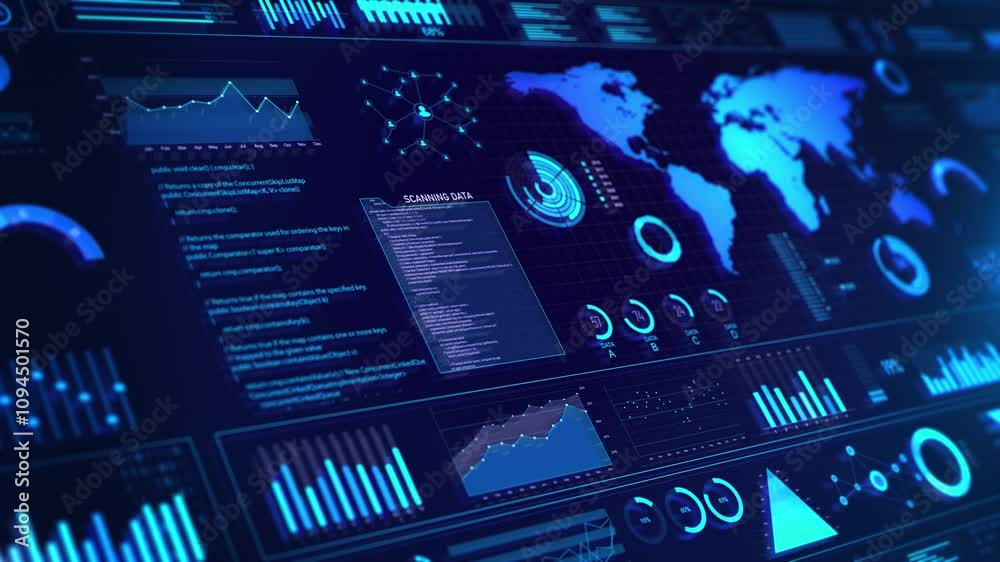 Business and market data analysis reports, infographics, bar stats charts diagrams. Statistics, stock Market Data Success, financial graph, economy data diagram money investment analysis finance 4K 3D