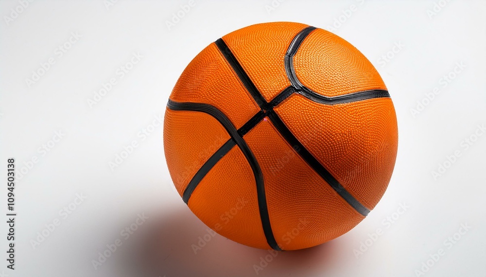 Fototapeta premium basketball ball isolated on white background