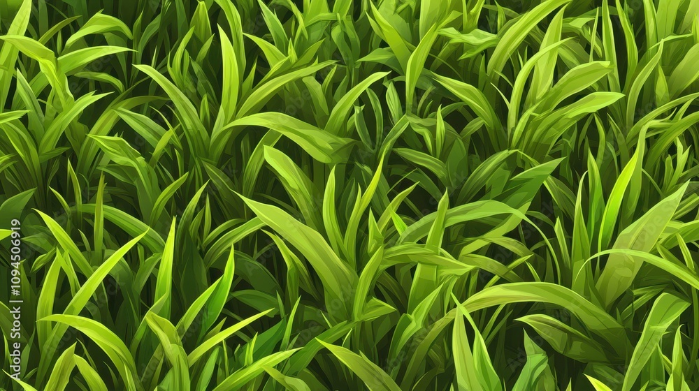 A close-up view of lush green grass, showcasing its vibrant texture and color. A close-up view of lush green grass, showcasing its vibrant texture and color.