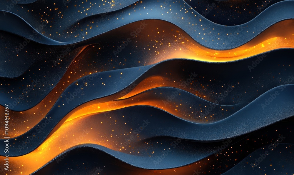 Modern Art Background with Abstract Digital Design, Generative AI