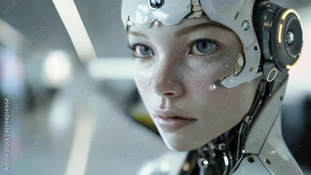 3D android robot machine, abstract machine learning digital technology smart automation futuristic computer 3D android robot machine, abstract machine learning digital technology smart automation futuristic computer