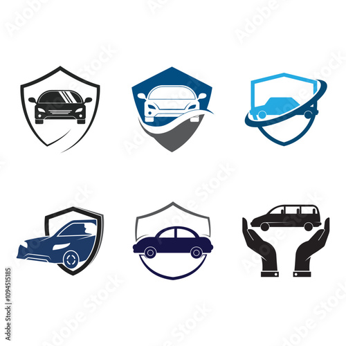 Car Insure logo design, Automotive Car Care logo design