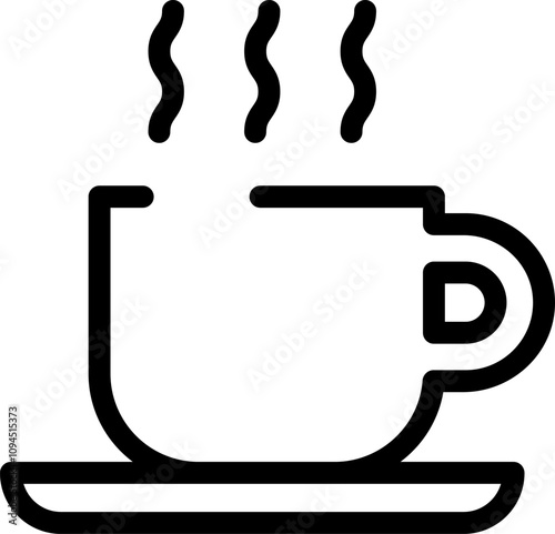 Rounded  stroke COOFEE Icon photo