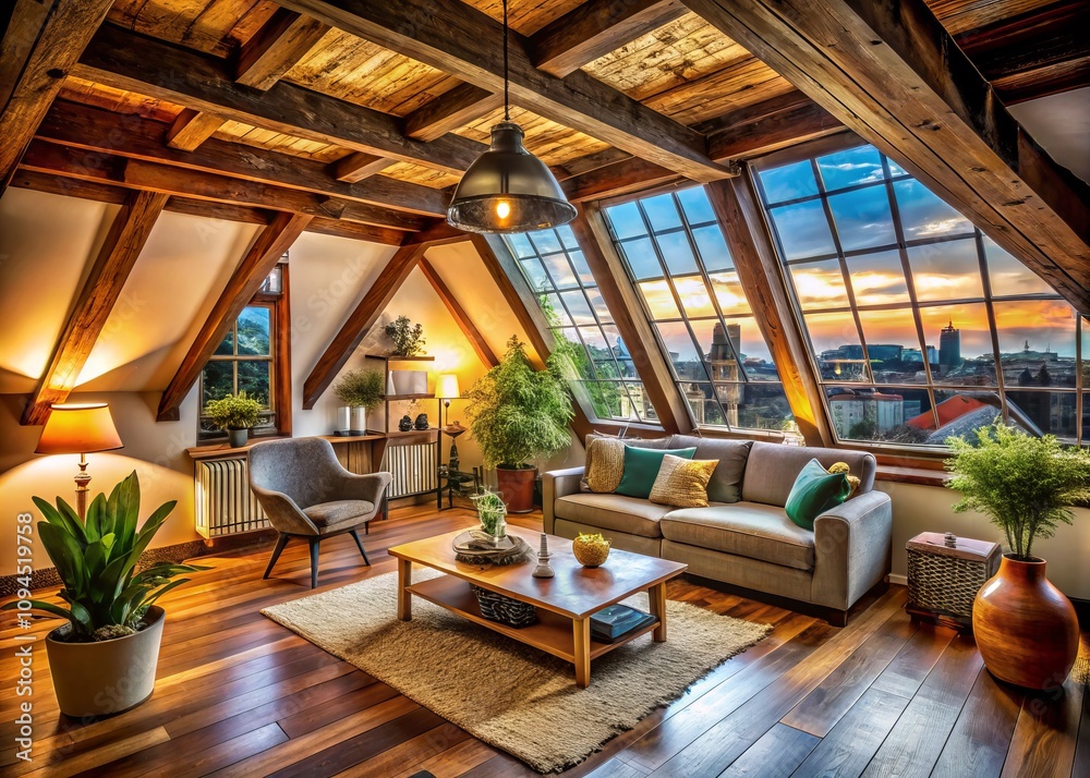 Charming Attic Flats in Europe: Cozy Spaces with Vintage Decor, Exposed Beams, and Scenic City Views Perfect for Urban Exploration Photography Enthusiasts Charming Attic Flats in Europe: Cozy Spaces with Vintage Decor, Exposed Beams, and Scenic City Views Perfect for Urban Exploration Photography Enthusiasts