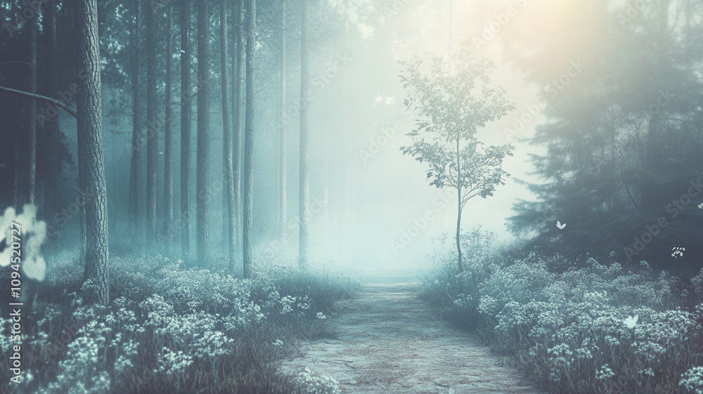 Naklejka premium Enchanted Forest